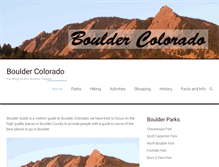 Tablet Screenshot of boulder-colorado-travel.com